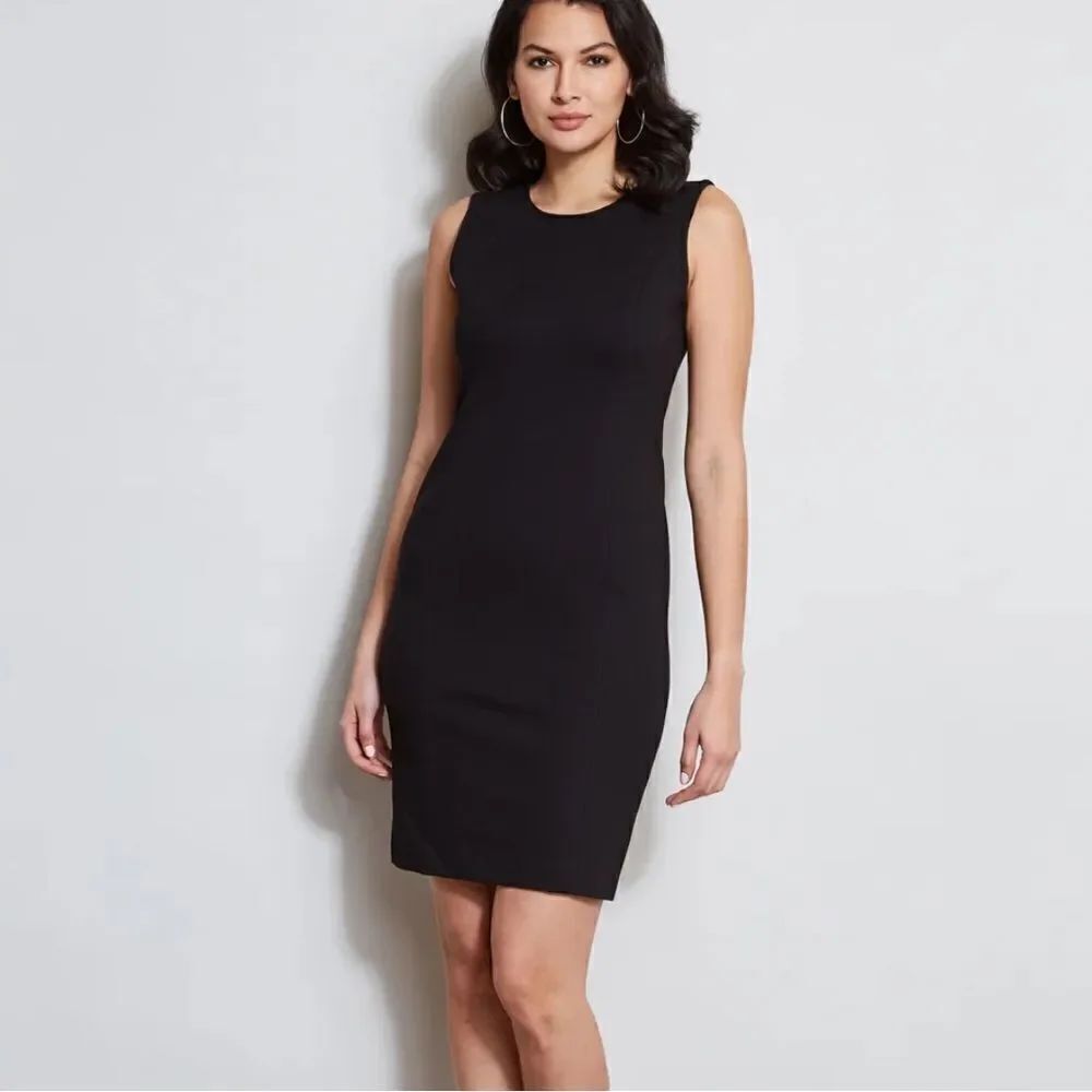 NWT T Tahari by Elie Tahari Sleeveless Ponte Knit Dress